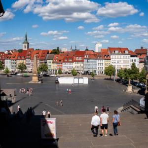 Blick von den Domstufen