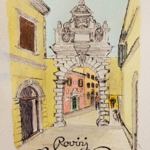 Stadttor von Rovinj
