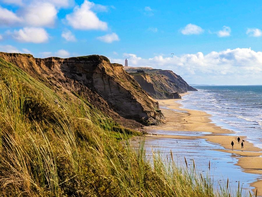 Steilküste am Knude