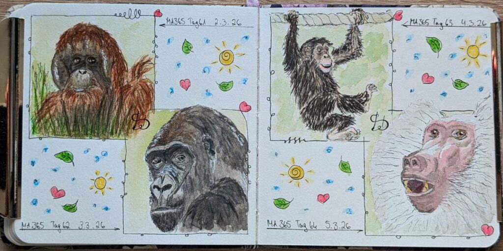 Doppelseite Tag 61-64